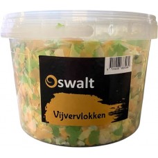 Vijvervlokken - Visvoer - 2,5 liter - in emmer