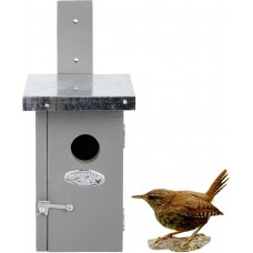 Vogelhuisje Winterkoning Grijs