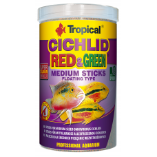 Cichlide Red & Green Sticks Medium - 1 Liter