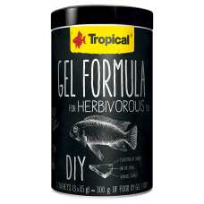 Tropical Gel Formule voor Herbivore vissen (Vleeseters) - 1 Liter / 105 gram (3x35gram)