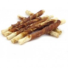 Kauwstaafjes Met Eend - 100 Stuks - 12,5cm - Hondensnack Kauwstaafjes Met Eend - 100 Stuks - 12,5cm - Hondensnack